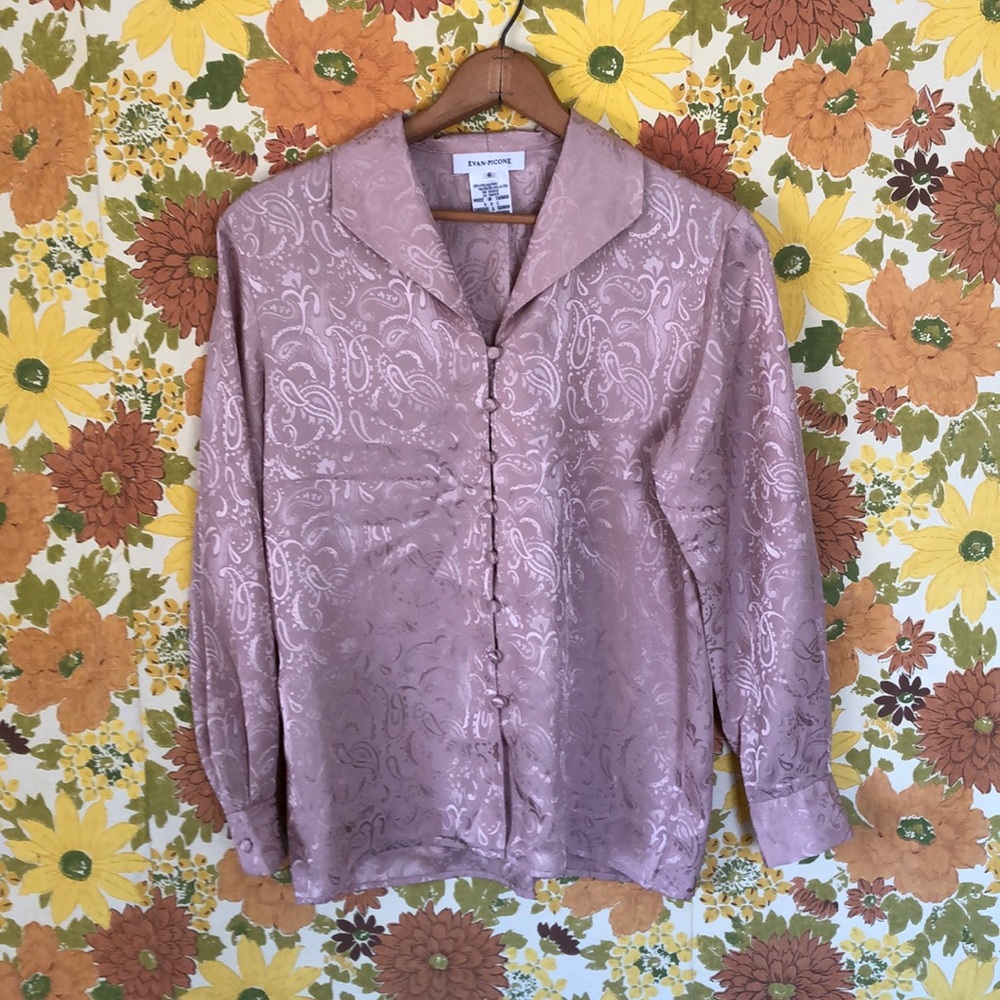 Vintage button up blouse